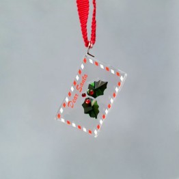 Holiday Cheers - Kerst Ornament Brief aan de Kerstman